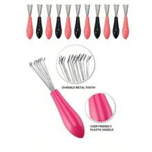 2pcs Hairbrush Cleaning Brush Hair Remover,Comb Cleaning Claw, Cleaner, Curling Air Cushion Air Bag Comb, Cleaning Tools, Comb Hair Removal, Cleaning Supplies, Hair Cleaning Brush, Hair Comb Cleaning Tools Mini Comb Cleaning Brush, Comb Cleaner Comb Cleaning Rake Comb Cleaner Untie Hair Knots Embedded Plastic Handle Tool,Suitable For Family Use, Barber Shop Use, Easy To Carry, Convenient Storage,Back To School, Hair Comb,Detangling Brush,Ball Brush,Mini Hair Brush,Hair Brush Set,Wooden Comb, Comb, Slick Back Brush, Hairbrush, Edge Brush, Brush Hair, Hair Comb, Hair Brush Set, Comb Hair, Mini Hair Brush, Detangling Brush,Hair Products, Hair Tools, Hair Stuff, Hair Care, Curly Hair Brush, Barber, Barber Accessories, Hairdressing Equipment,Travel Essentials,Travel Essential,Hairstyle,Hairdres - Nhiều màu - Xem 5
