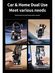 New Auto-Lock Car Phone Holder, Rotatable Suction Cup Universal Phone Mount Applicable For Dashboard And Windshield Navigation - Phone Stand - View 10