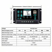 1500W Complete Solar System With Controller Set USB Solar Panel 100A Controller Inverter 12V/24V For Home RV Camping Waterproof - SEP-sP20 - View 13