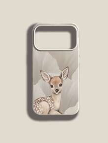 1个简约银杏叶鹿纹液态硅胶防震软手机壳，兼容 11/12/13/14/14 Plus/15/15 Plus/16/16 Plus/17/17 Pro - 彩色 - 查看 5