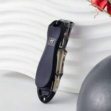 Zwilling Nail Clippers Come With A Nail File And A Magnet. - Black - View 2