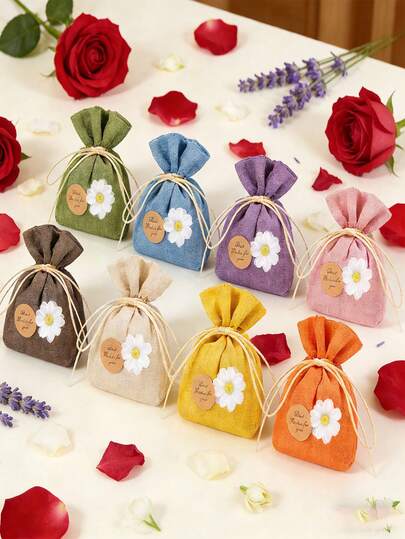 【家居香氛魔法】1个高级香氛挂饰，适用于汽车和家居，防潮，除臭，持久留香，舒缓神经，提振精神。现有玫瑰、薰衣草、茉莉和香草四种香型可选。持久留香，净化空气，是派对礼品、节日礼物和日常家居装饰的理想之选。