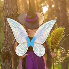 3pz Disfraz De Mariposa Hada Para Niña Mujer Cosplay Disfraz,Juegos de rol y juegos infantiles, regalos para niños - Azul - Ver 7