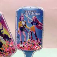 Mattel 1-Piece K-Pop Dream Girls' Team Rotating Comb Set - Lumi Inspired Air Cushion Massage Comb, Anti Static Design, Creating Fluffy Shape, CE Certified (Random Style) - Multicolor - View 4
