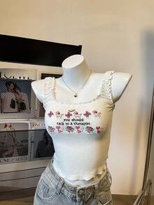 Women Tank Tops & Camis - 1164 White - View 3