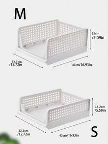 1pc Home Kitchen Storage Sliding Rail Foldable Pull-Out Divider Board Storage Basket Miscellaneous Storage Box Tableware Storage Cabinet Storage Frame Storage Rack Bathroom Bedroom Study Storage Rack Back To School Clothing Stationery Organizer Vegetable Basket Fruit Basket Coffee Storage Box Storage Rack - Multicolor - View 6