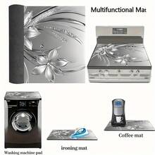 1 tấm bọc bảo vệ chịu nhiệt, bề mặt chống trượt, chống trầy xước, chất liệu polyester dễ lau chùi, thích hợp dùng cho nhà bếp, máy giặt, máy sấy, bếp, phụ kiện thiết bị gia dụng, dụng cụ nhà bếp hiện đại và có kết cấu chống trượt. - Nhiều màu - Xem 9