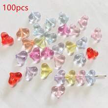 亚克力迷你奶油色爱心DIY手工串珠手机链吊坠手链材料 - 彩色 - 查看 14