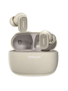 Tai nghe không dây chống ồn chủ động Philips mới, điều khiển bằng thao tác chạm hai lần ở tai trái, trang bị hai micro HD cho cuộc gọi, tai nghe thể thao nhét tai TAT2569 - Một cỡ - Xem 11
