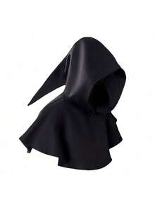 Cosplay Clothing - Medieval Pointed Hat and Short Cloak (white) - View 4