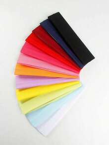 女士发带 吸汗带 休闲头巾 时尚发饰 优雅头巾 - 彩色 - 查看 9