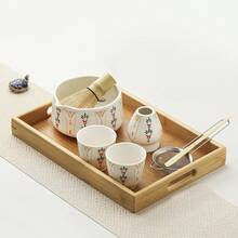 5pcs/7pcs Matcha Bowl, Matcha Whisk, Matcha Cup, Stirrer, Tea Scoop Tea Bowl Set, Matcha Preparation, Dessert & Beverage Making Tools Set, Ideal Gift For Tea Lovers, Kitchen & Dining, Mother''s Day - Multicolor - View 8