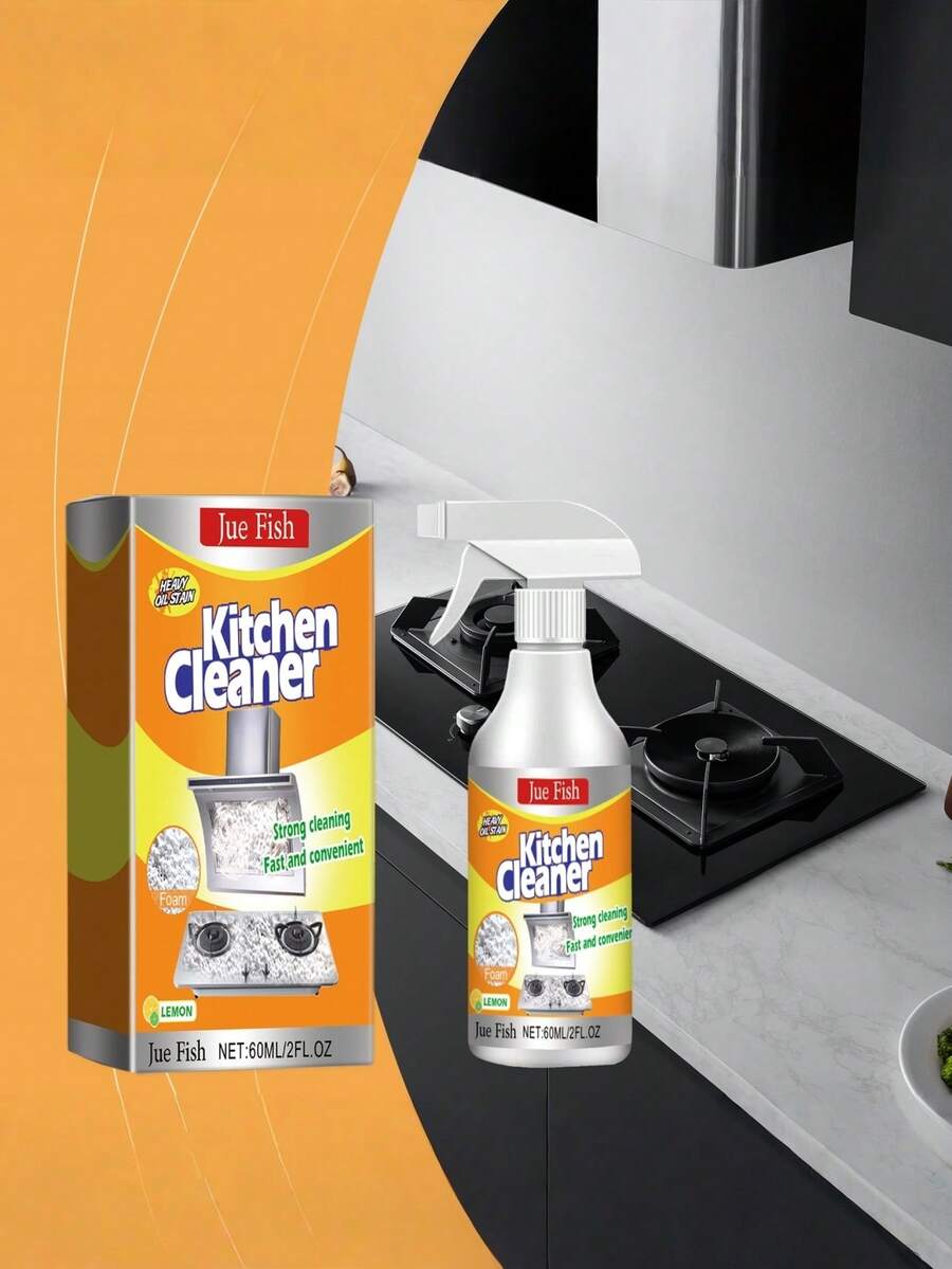 Kitchen Foaming Cleaner, Household Kitchen Grease Remover Foam Cleaner For Greasy Stains - Multicolor - View 1