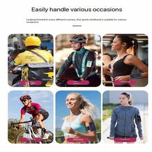 Adjustable Phone Holder 1pc Wrist Phone Holder Strap Detachable 360° Rotation Sports Armband For Running Fitness Tracker Wristband Spring Gift - Black - View 6