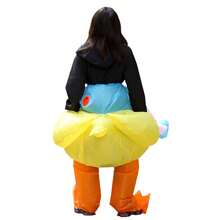 Internet Celebrity Riding Inflatable Yellow Duck One-Piece Suit, Adult Cute And Funny Outdoor Riding Equipment Carnival Party Cos, High-Quality Appearance Inflatable Clothing For Photo Shoots - Multicolor - View 5