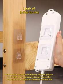 Seamless Hook, Suitable For Various Storage Racks, Adhesive Backing, Applicable For Kitchen/Bathroom/Wall Decor, Multipurpose Practical Hooks, Suitable For Decorative Holiday Parties - Multicolor - View 13