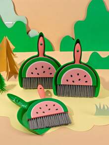 2pcs/Set Creative Cartoon Broom And Mop Cleaning Set, Household Mini Cleaning Tool - Multicolor - View 4