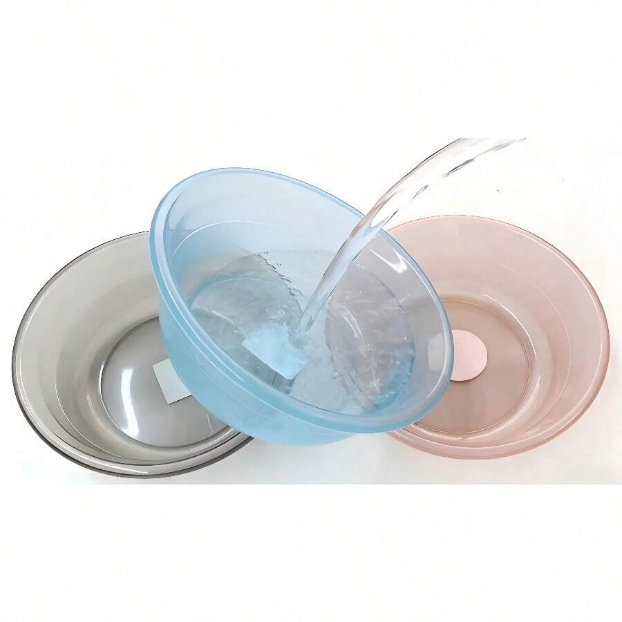 Color aleatorio (1 pieza), mini lavabo transparente, adecuado para lavar ropa interior en casa, versátil. - Color aleatorio (1 pieza) - Ver 1