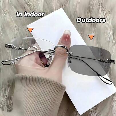 新款轻便欧美风时尚女式眼镜，适合秋冬季、商务休闲、夏季海滩度假、户外活动和旅行。