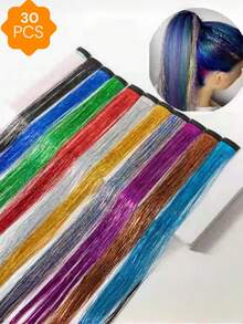 1/2/4/8/30 piezas Clips de pelo BB con láser, Clips de pelo coloridos para uso diario, Transfórmate instantáneamente en un mago, Crea peinados satisfactorios, Accesorios para el cabello para mujeres, Accesorios para la cabeza, Horquillas - Multicolor - Ver 27
