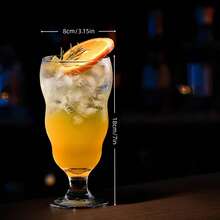无铅玻璃鸡尾酒杯、冰茶/果汁/汽水/冷饮杯 - 非常适合居家、餐厅、家庭聚会和派对 - 無色 - 查看 9