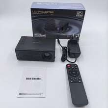 A Portable Mini Projector Native 1080P - Trapezoidal Correction Auto Quick Focus 120 Inch Big Screen Projector Compatible With IPhone/Android Phone/Laptop/TV Stick/USB For Home Theater Bedroom Office Outdoor Camping Movie Night (30000H Long Lamp Life) - Black - View 14