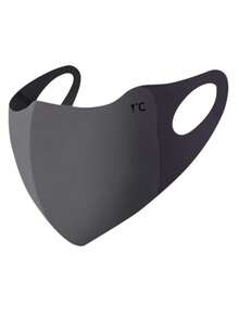 1件/3件装 女士休闲纯色黑色/棕色/深灰色防风保暖加厚柔软防护眼角面罩，适合旅行、户外、骑行、日常搭配 - A - 查看 13