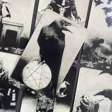 Of Crows Tarot Cards A 78 Deck Oracle English Visions Divination Edition Borad Playing Games - Beige - View 4