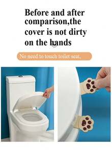 Toilet Seat Lift Up Opener, Creative Toilet Seat Lift Handle, Hygienic Toilet Seat Lifting Tool - Multicolor - View 3