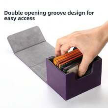 100+ Trading Card Deck Box Game MTG Trading Card Holder PU Deck Box Deck Storage Box - Multicolor - View 6