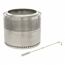 SENDERPICK Portable Outdoor Firepit Fire Pits For Outside Camping Fire Pit Folding Smokeless Firepit Stainless Steel - Silver - View 10