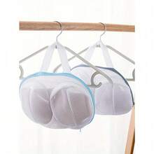 Bra Washing Bags, Laundry Bag, Large Bra Wash Guard Bags For Washing Machine, Fits All Cups, Anti-Deformation Bra Wash Bags, Underwear Bags For Washing (Grey, Blue) Small And Portable, Suitable For A Variety Of Scenarios, Home, Travel, Business Trips, Back To School, The Perfect Gift, Bag For School School Accessories School Stuff - Blå - Visa 4