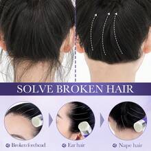 SADOER 75g Hair Styling Wax Stick, Controls Frizz And Flyaways Of Natural Hair Or Wigs, Non-Greasy, Also Suitable For Controlling Frizz And Styling Curly Hair Edges, Styling Stick, Edge Control Stick, Unisex Suitable For All Hair Types - Multicolor - View 3