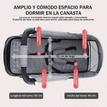 Carriola Bebé Plegable Reclinable Posición Tumbada 0-24 Meses - Negro - Ver 9