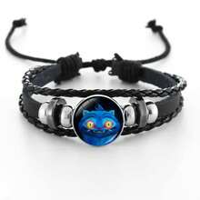 1pc Handmade Adjustable Bracelet With Time Gem, Witch Hunting Themed Wristband - Multicolor - View 8