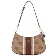 Guess Noelle Ii Top Zip Shoulder Bag |  | Women Shoulder Bags - 棕色 - 查看 1