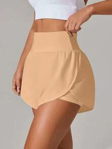 Women's Breathable Quick-Dry Sports Shorts, Summer - Earth Color - View 4