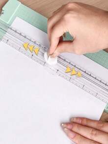 便携式迷你裁纸刀，精准滑动切割，适用于剪贴簿、DIY、办公文件、照片裁剪，多色简约实用刀，轻松裁纸，也适用于手工材料/笔记本页面裁剪。