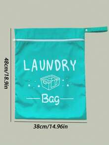 Túi đựng quần áo bẩn cỡ lớn khi đi du lịch, đủ dùng cho 4 lần giặt, có thể để trong giỏ giặt, giặt máy được, vật dụng cần thiết cho sinh viên ký túc xá và đại học, phụ kiện du lịch. - Nhiều màu - Xem 3