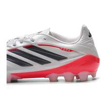 Adidas Men/Women's COPA PURE IV LEAGUE 2G/3G AG Football/Soccer Shoes, Lightweight & Comfortable Casual Sports Shoes JQ0489 - White Metallic / No. 1 Black / Bright Red - View 7