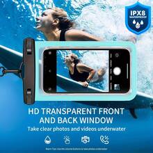 Universal Waterproof Floating Phone Lanyard, Compatible With Iphone 15 Pro Max/14 Pro/13/12/11, S23/S22, And Other Devices Up To 6.8 Inches (Approx. 17.2 Cm), Essential For Swimming, Boating, Kayaking And Adventure - Multicolor - View 6