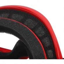 Gafas de Motocross para Niños, Gafas de Moto para Niños, Ligeras, Protección UV, , Gafas de esquí para Niños, a Prueba de Viento, para ATV, para Motocicleta, para esquí - ROJO - Ver 9