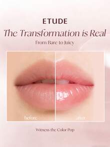 ETUDE 韩妆 - 伊蒂之屋水润唇釉 - 糖果般水润光泽，不粘腻，丰盈饱满 - #7 Bare Pink - 查看 3