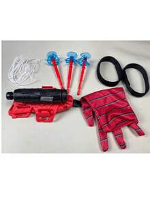 Spider Launcher Toy With Suction Cup - Hero Wrist Launcher, Shoots Web - Spider Web Shooter Toy - Spider Hero Soft Dart Launcher, Spider Web Shooter Glove - High-Tech Toy (Note: One With Glove, One Without), Toy, Web Shooter - Multicolor - View 12