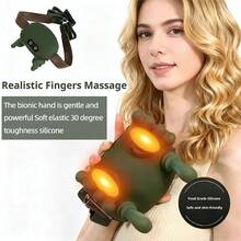 Shoulder Massager – Electric Cervical Massager, Real Hand-Like Muscle Massage For Neck And Shoulders Removable Lightweight  Massager - màu xanh lá - Xem 2