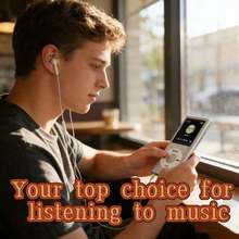 Limited New Year Gift | 1.8-Inch Lossless MP3 Player Stylish Portable On-The-Go Music - Silver - View 4