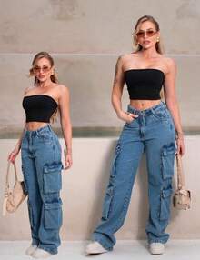 VIP BOX WIDE CARGO JEANS LAUNCH!!! - Rửa nhẹ - Xem 7
