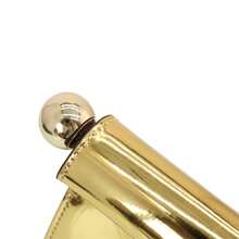 Shiny Metallic Roll-Top PU Leather Clutch Bag - Stylish Evening Party Purse Chain Women Shoulder Handbag For Banquet Wedding - 金色 - 查看 8