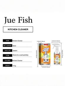 Kitchen Foaming Cleaner, Household Kitchen Grease Remover Foam Cleaner For Greasy Stains - Multicolor - View 3