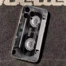 Fashionable Creative Radio Design Silicone Shockproof Waterproof Phone Case, Cute & , Compatible With Apple 17 Series, 11/12/12 Pro, 13/14/15, 13 Pro/14 Pro/15 Pro, 12 Pro Max/13 Pro Max/14 Pro Max/15 Pro Max, 16, 16 Pro, 16 Pro Max, 17, 17 Pro, 17 Pro Max - Black - View 1